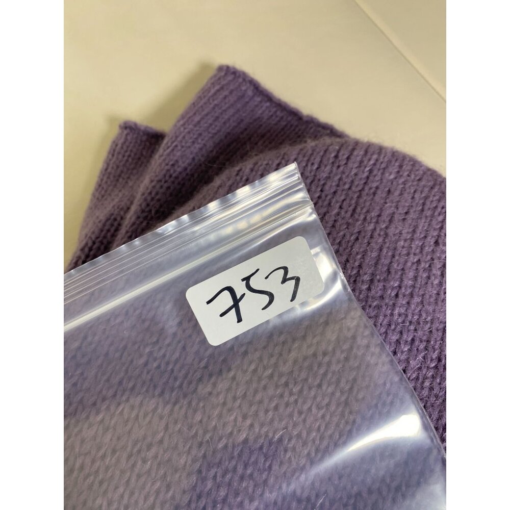 Soft Surroundings Purple Hooded Knit Cardigan Sweater Size Medium Wool Angora - Picture 10 of 13